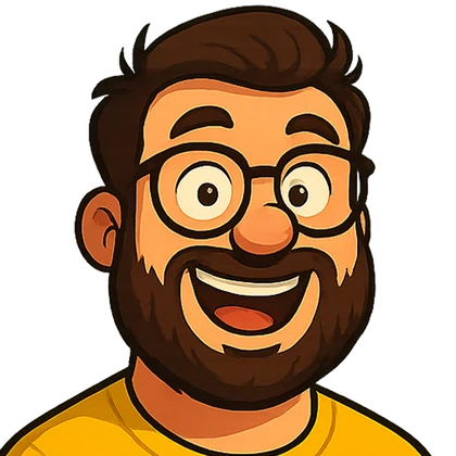 Cartoon portrait of Mehmet Emin Tuğlu